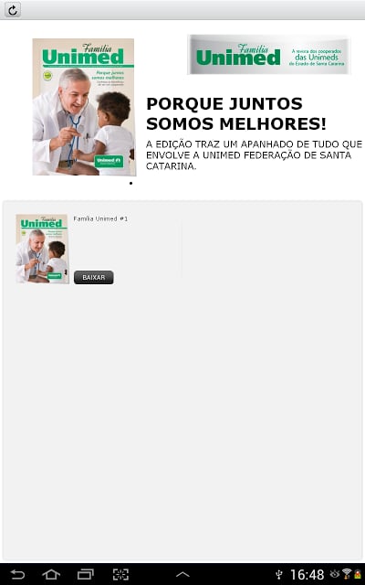 Revista Fam&iacute;lia Unimed截图1