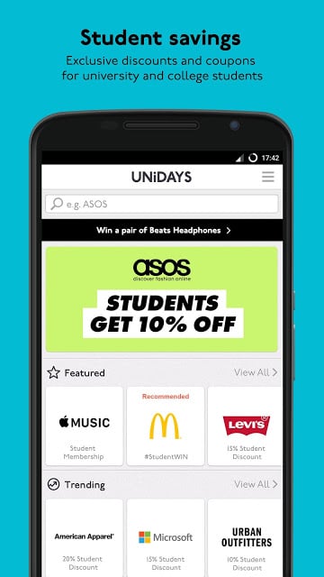 UNiDAYS: Student Perks &amp; Deals截图1