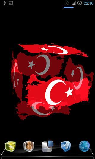 Turkish Flag Live Wallpa...截图4