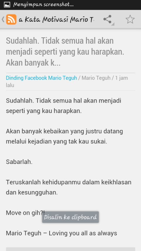 Kata Kata Motivasi Mario Teguh截图2