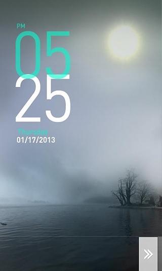 MxLock Theme Sky_Foggy截图2