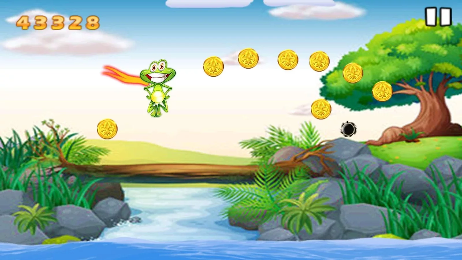 Frog Jump In Forest截图2