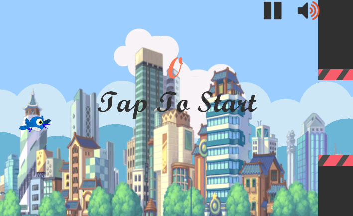 Flappy Blue Bird截图5