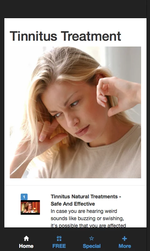 Tinnitus Treatment截图2