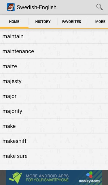 Swedish&lt;&gt;English Dictionary截图4