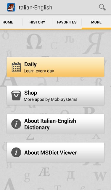 Italian&lt;&gt;English Dictionary截图8