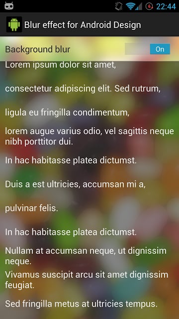 Blur effect sample截图2