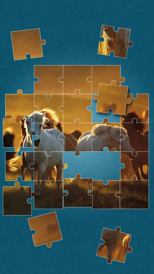 Horses Jigsaw Puzzle Gam...截图1