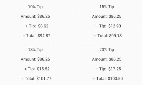 Voice Tip Calculator Free截图2