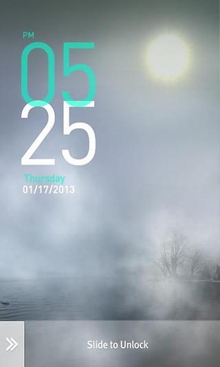 MxLock Theme Sky_Foggy截图3