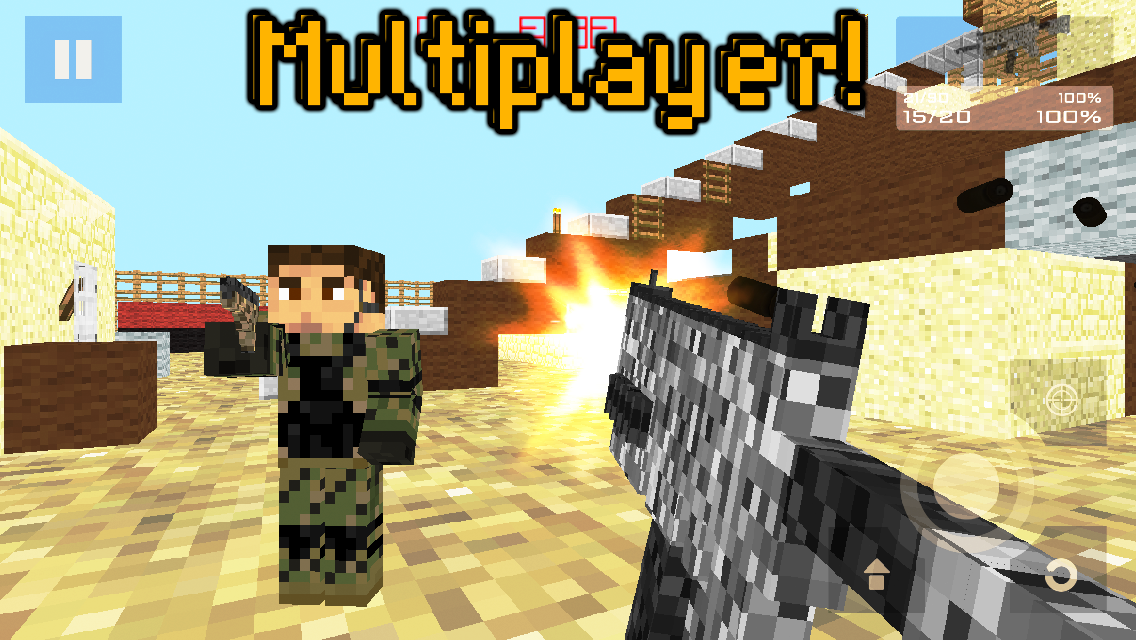 Pixel War - Mine Multiplayer截图6