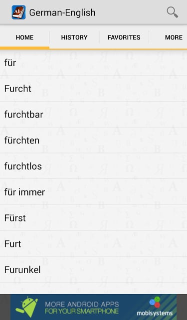German&lt;&gt;English Dictionary截图3