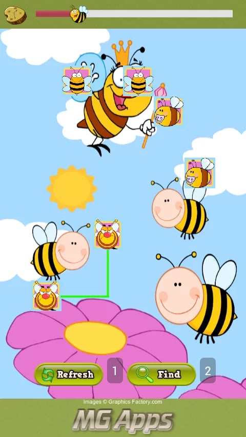 Busy Bees Match截图3