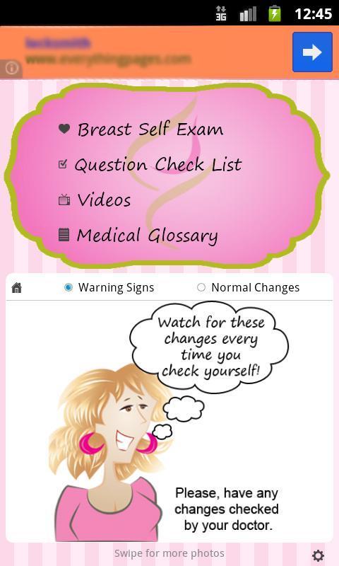 Breast Check Lite截图2