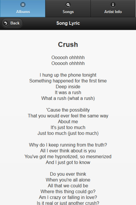 David Archuleta All Lyrics截图3