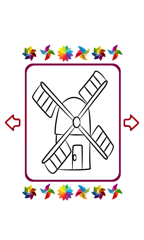 Magic Windmill Coloring截图2