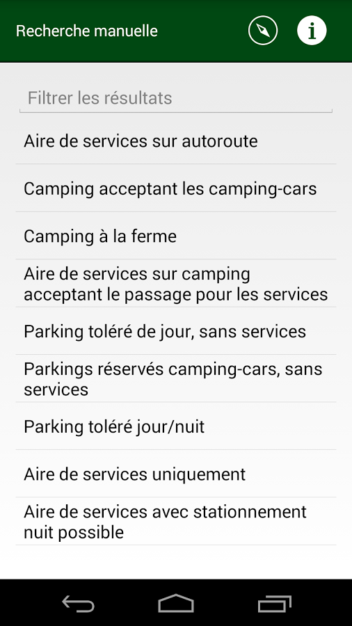 Aires de Camping Car (France)截图5