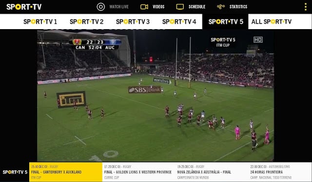 SPORT TV Multiscreen截图4