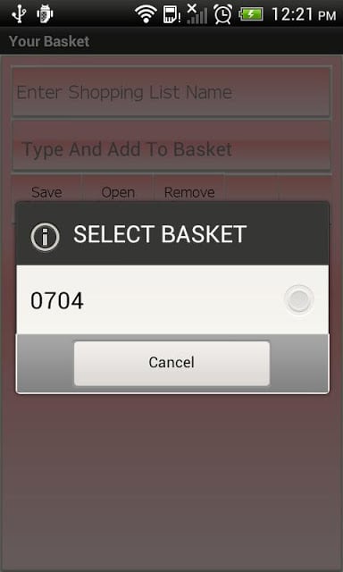 A Simple Shopping List Basket截图3