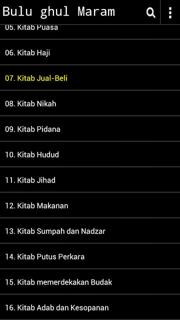 Hadits Bulughul Maram - Melayu截图4