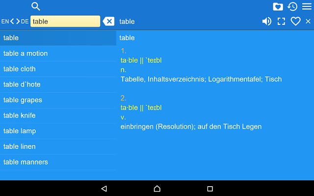 English German Dictionary Free截图2