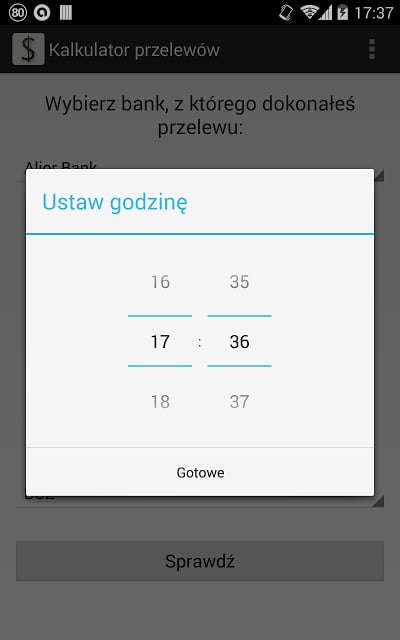 Kalkulator przelew&oacute;w截图1