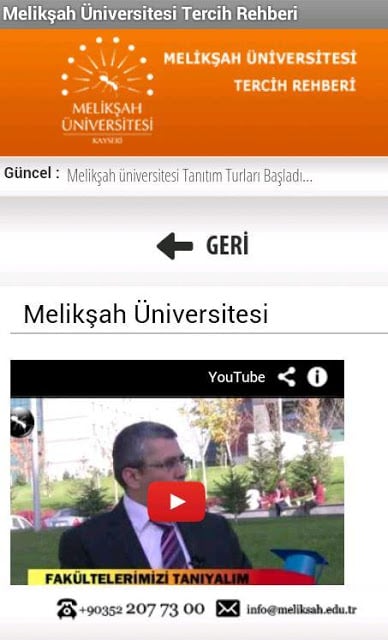 Melikşah &Uuml;niversitesi截图1