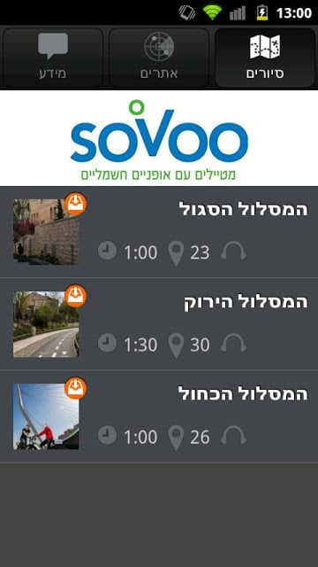 sovoo- app guided e. bike tour截图4