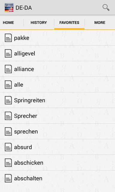 German&lt;&gt;Danish Dictionary T截图8