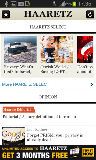 Haaretz English Edition截图3