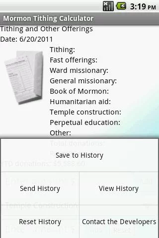 Mormon Tithing Calculator截图3