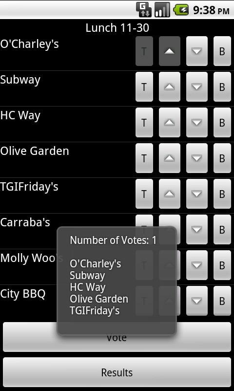 Lunch Vote截图2