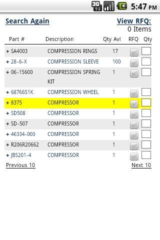 Aircraft Parts Finder截图2