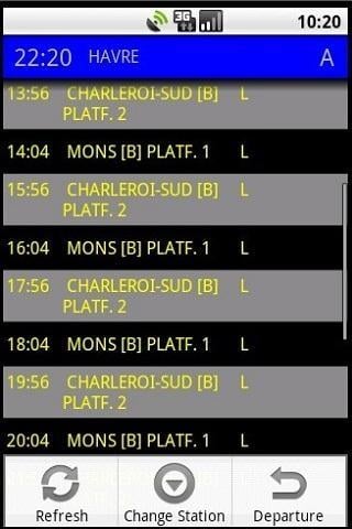 Belgium Train Schedule App截图1