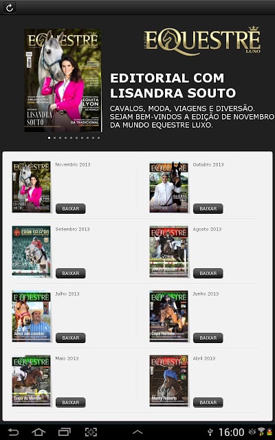 Revista Mundo Equestre Luxo截图1