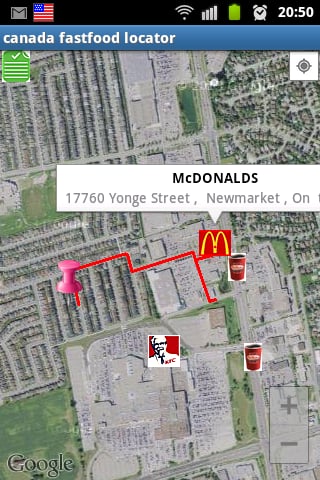 Canada Fast Food Locator截图1