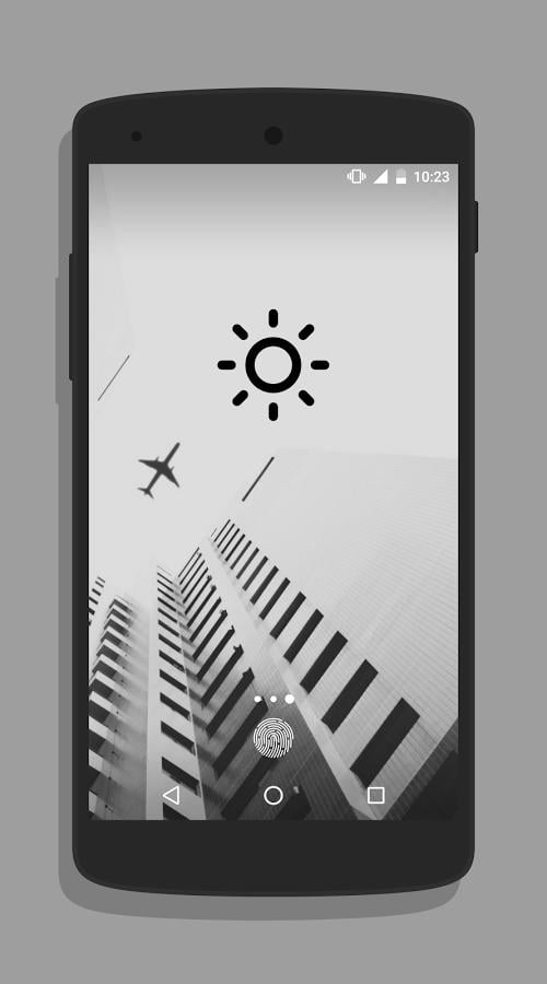 Weather Minimal-KLWP皮肤截图3