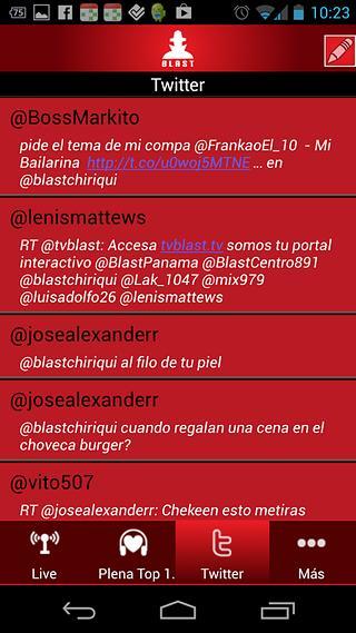 Blast Radio Chiriqu&iacute; 104...截图1