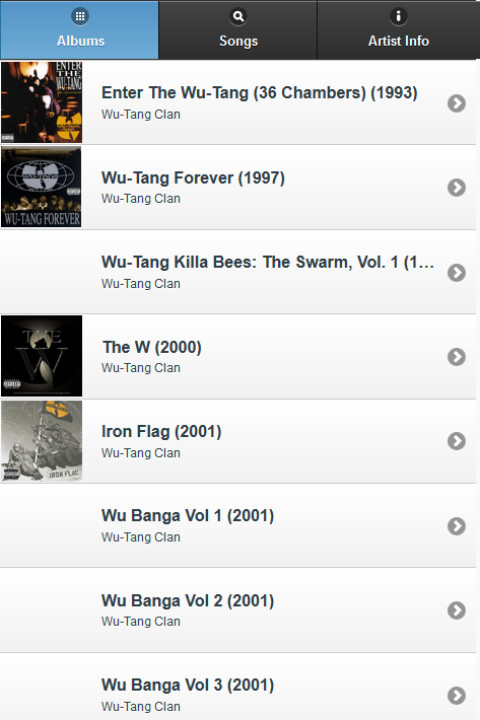 Wu-Tang Clan All Lyrics截图1