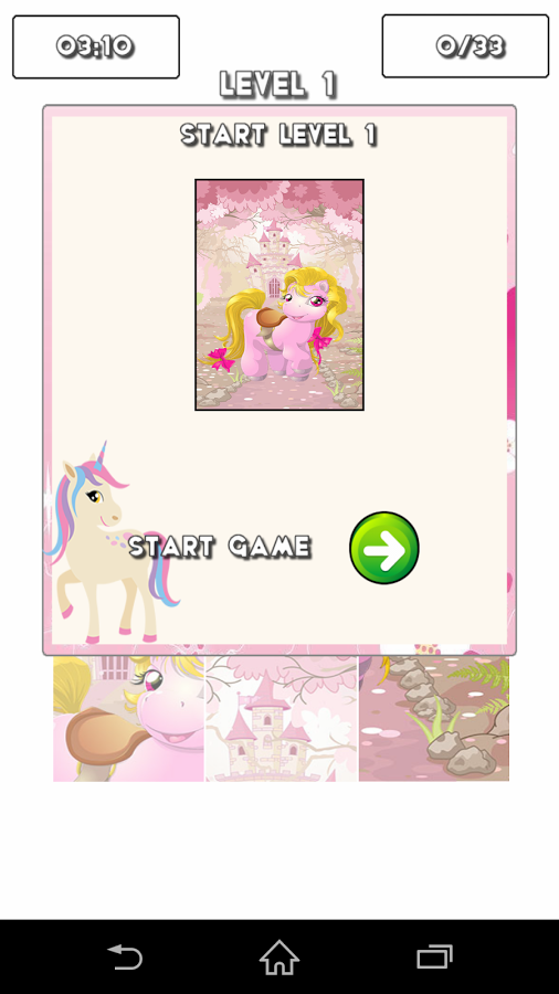 Slide Puzzle Pretty Pony截图3