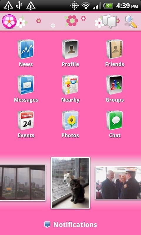 3D Pink for facbook截图1