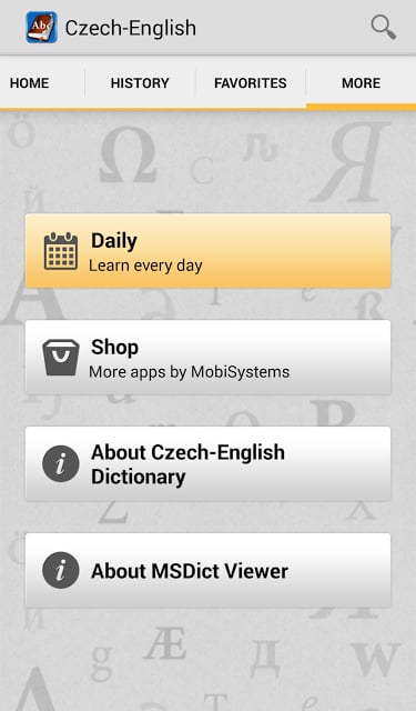 Czech&lt;&gt;English Dictionary截图1