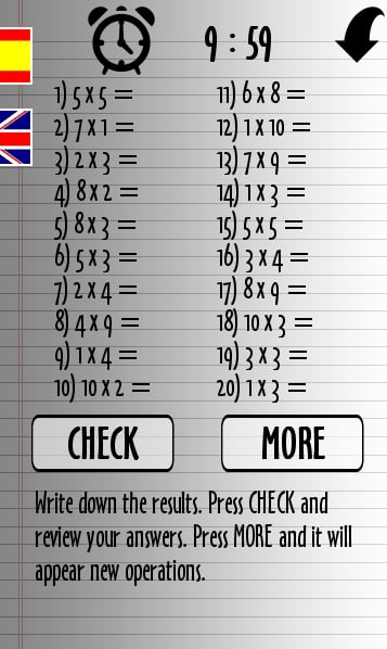 10 minutos tablas multiplicar截图4