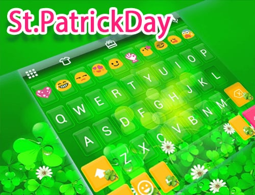 St. Patrick Day Emoji Keyboard截图5