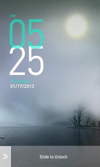 MxLock Theme Sky_Foggy截图4