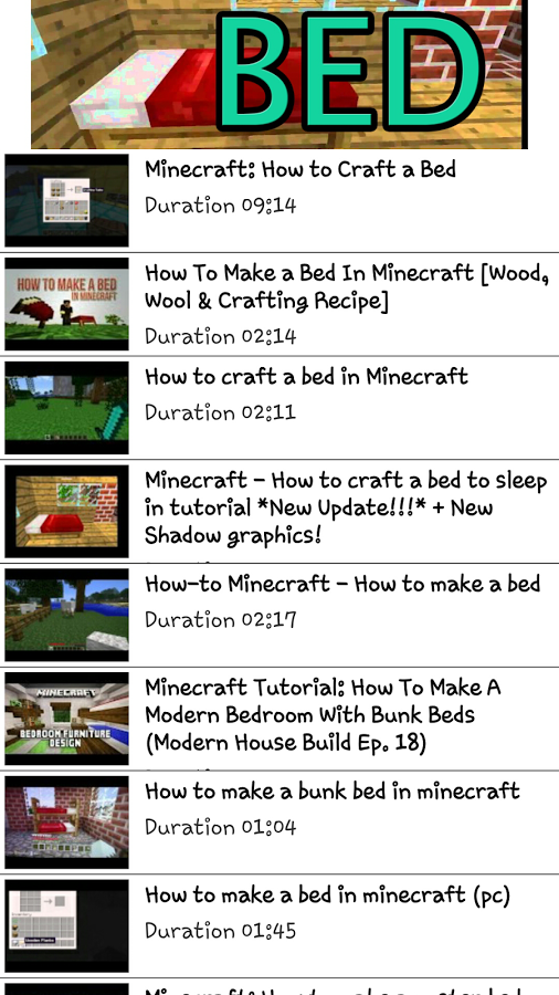 How to Craft a Bed截图4