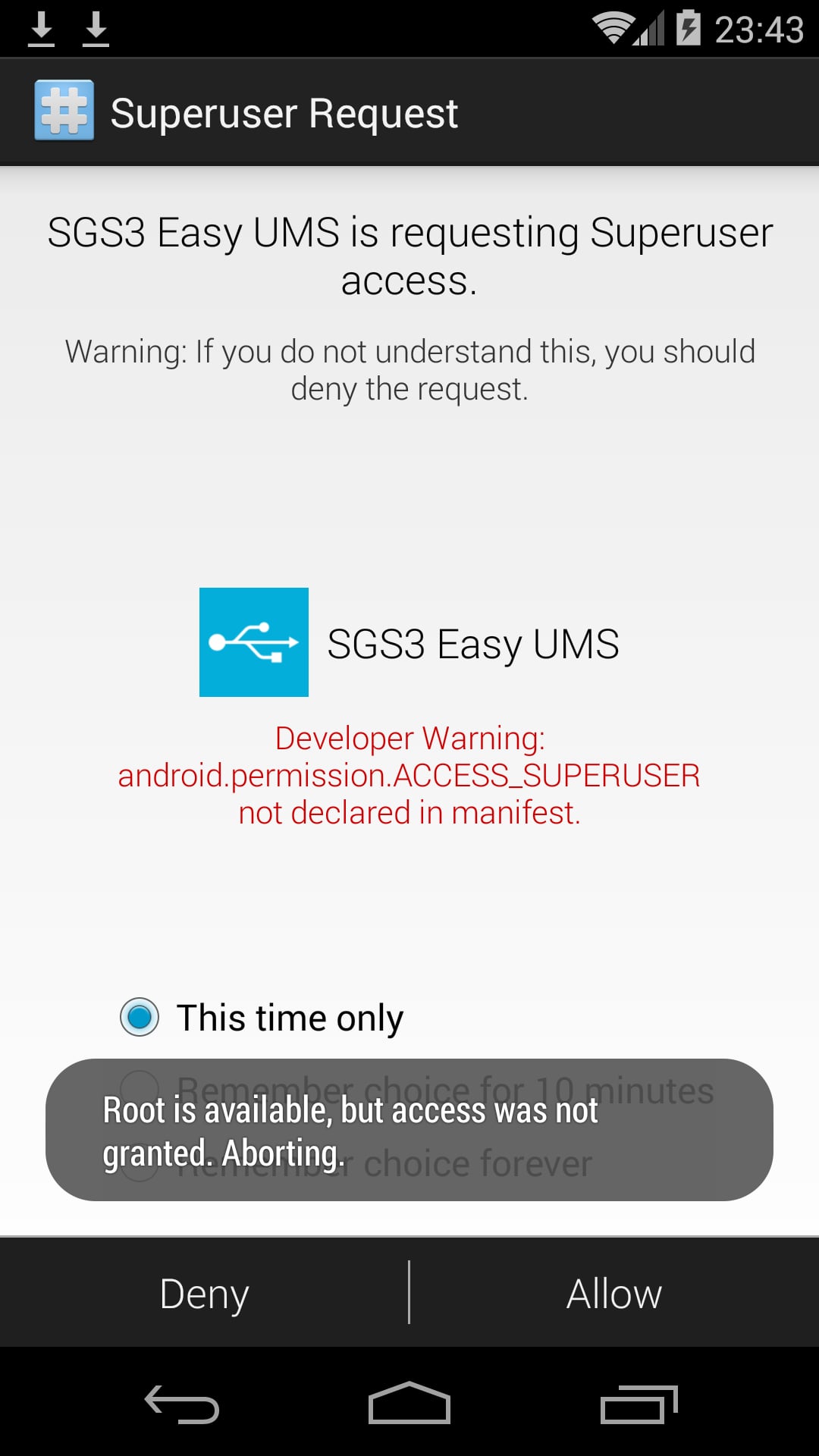 SGS3 Easy UMS截图1