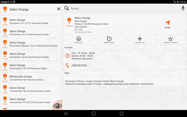 Nawigacja Orange截图6