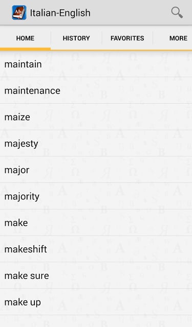 Italian&lt;&gt;English Dictionary截图6