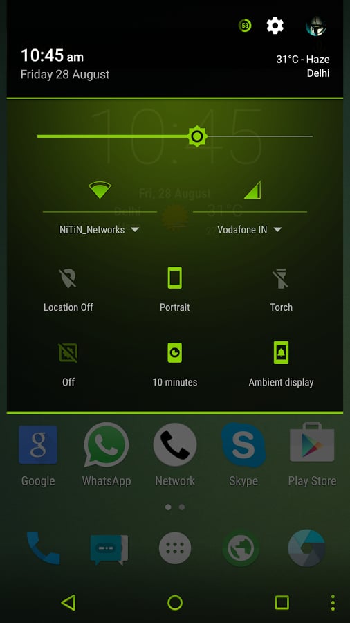 Neon Green Theme CM13截图4